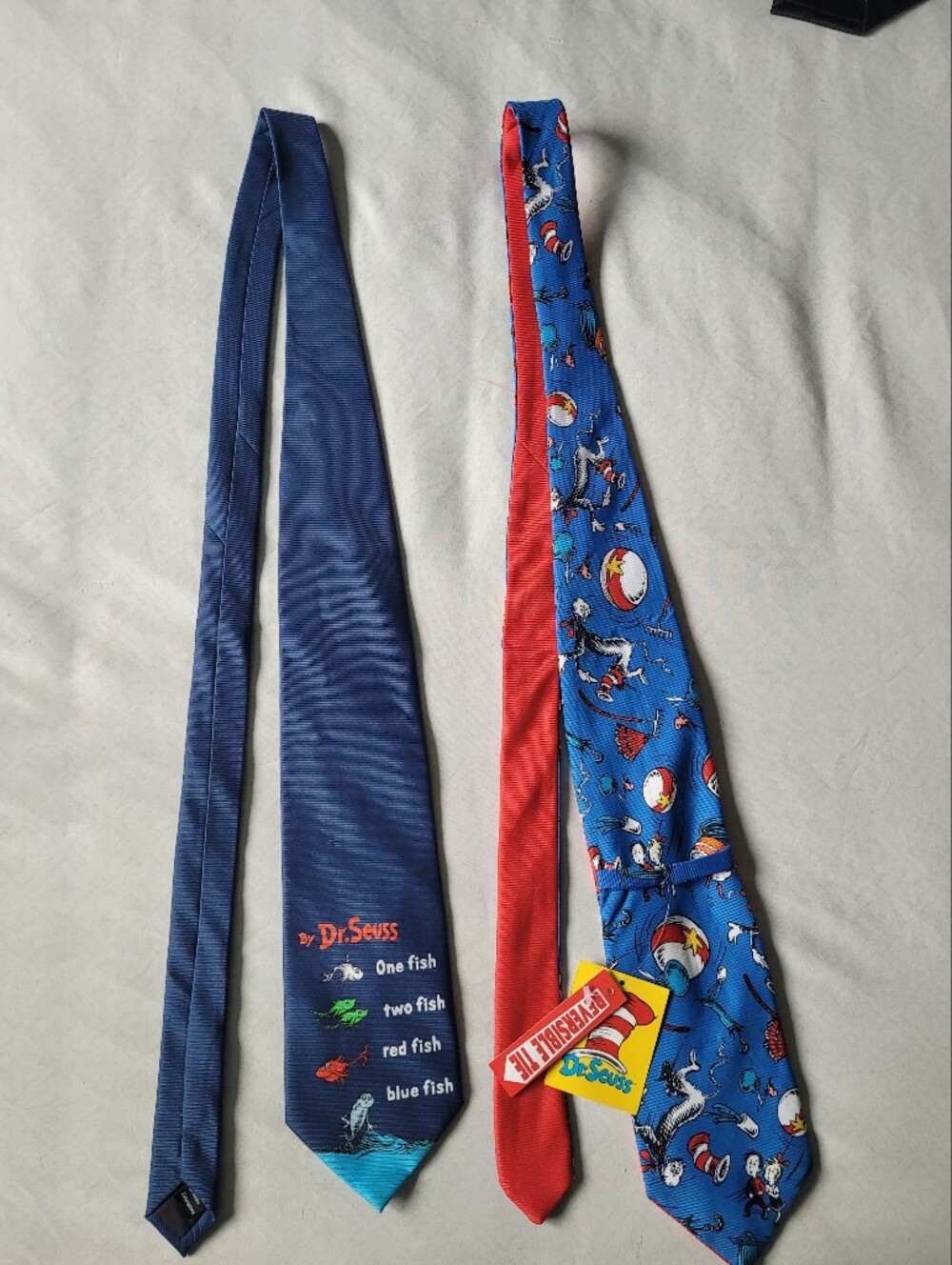 Two Dr. Seuss Neckties